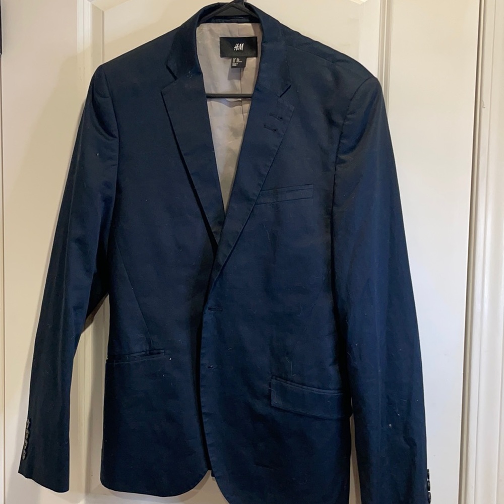 Blue H&M sports jacket size 38r